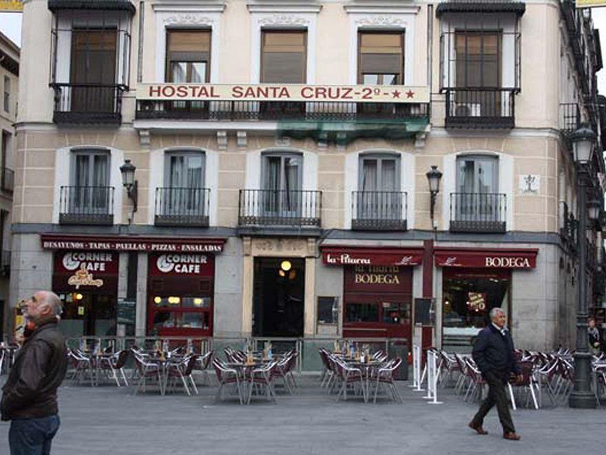 Hostal Santa Cruz Madrid Eksteriør billede
