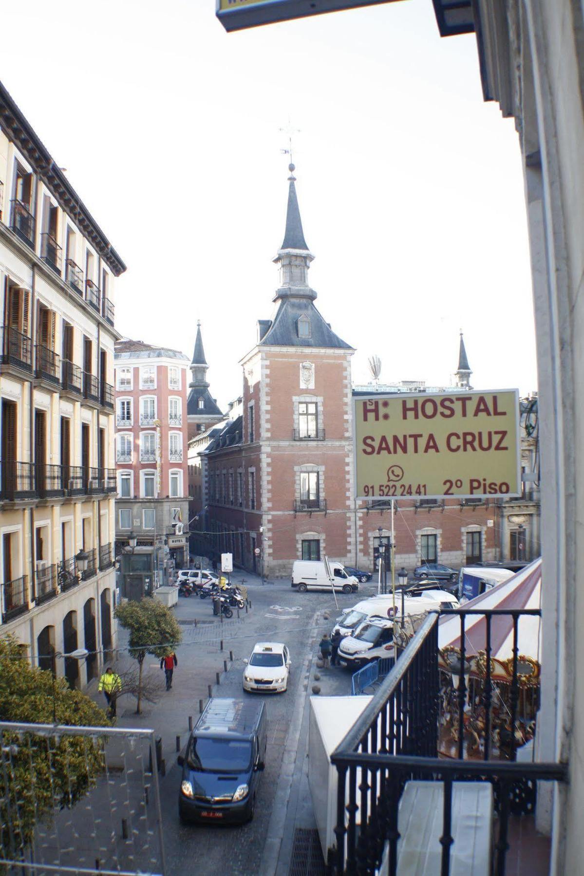 Hostal Santa Cruz Madrid Eksteriør billede